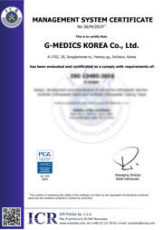 Certificate G-MEDICS KOREA PCA
